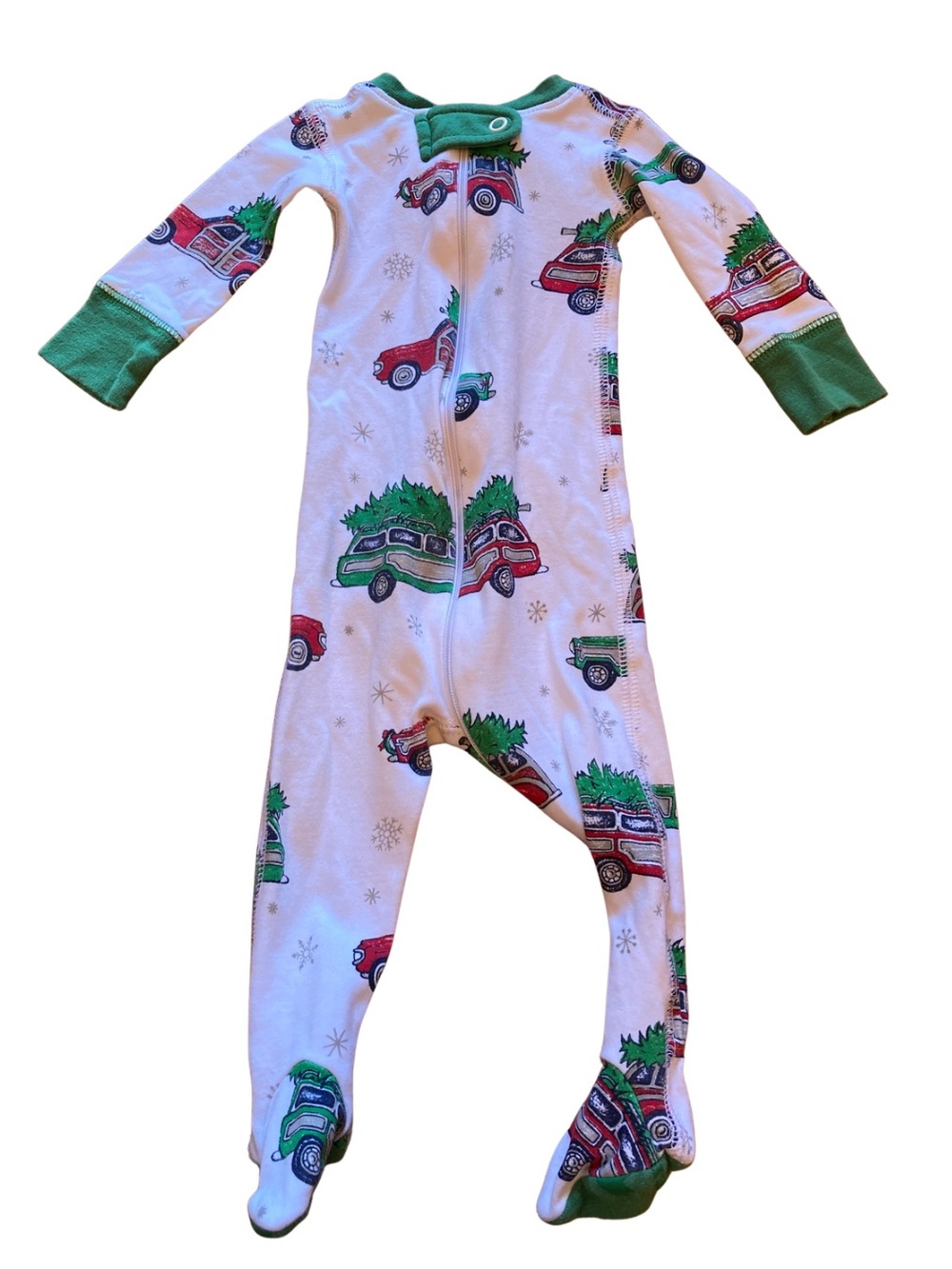 TBBC The Beaufort Bonnet Company Baby Size 0-3 Months Christmas Sleepers Pajamas